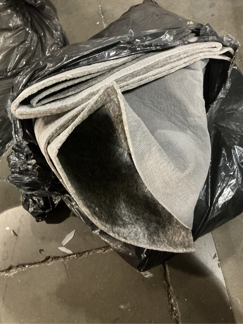 Condition photo showing As Is for (( unknown size ))Recycled Felt RugPad, Non Slip Rubber Back, 0.25 inch thick