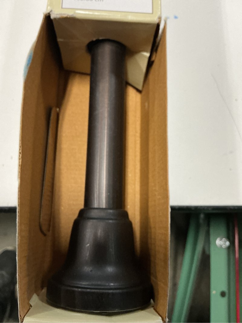 Condition photo showing Good Condition for industrial shower curtain rod - 42-72 inch stainless steel, bronze, painted-gold finial