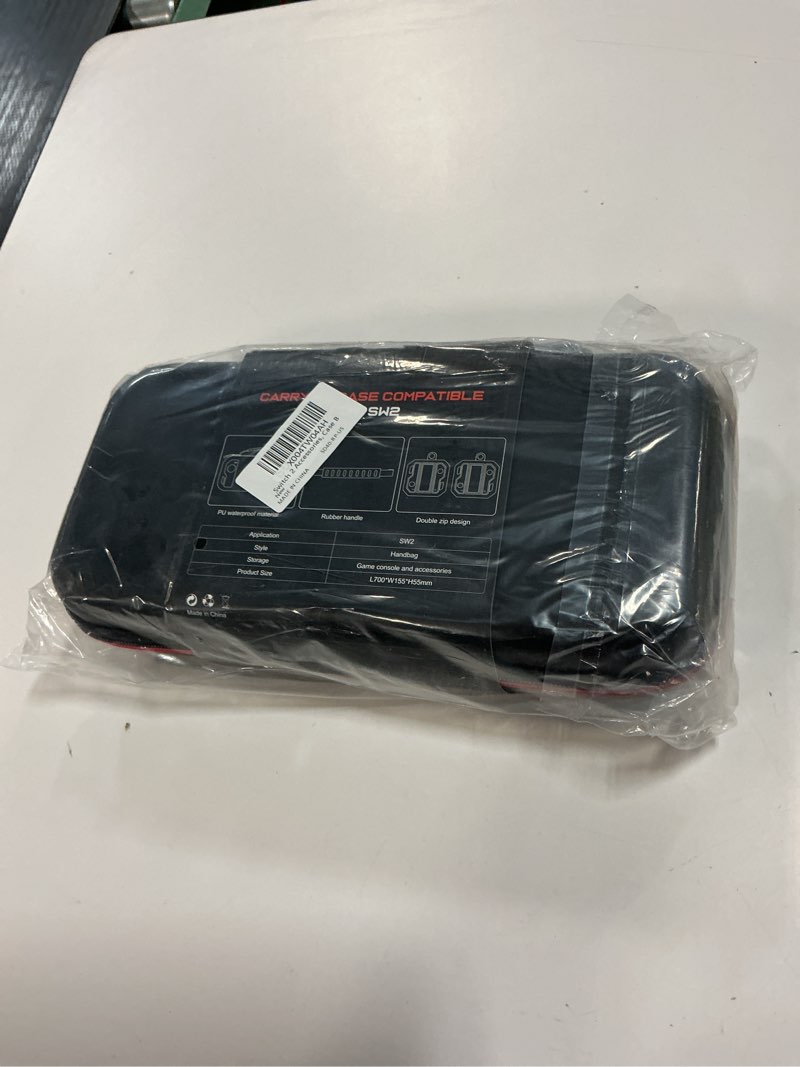 Condition photo showing New/Like New for NinABXY Switch 2 Carrying Case Accessories, 8-IN-1 Bundle for Nintendo Switch 2 2025—Clear Split PC Protective Shell, 2-Pack Tempered Glass,Legacy Systems for Nintendo 3DS,L M-Standard