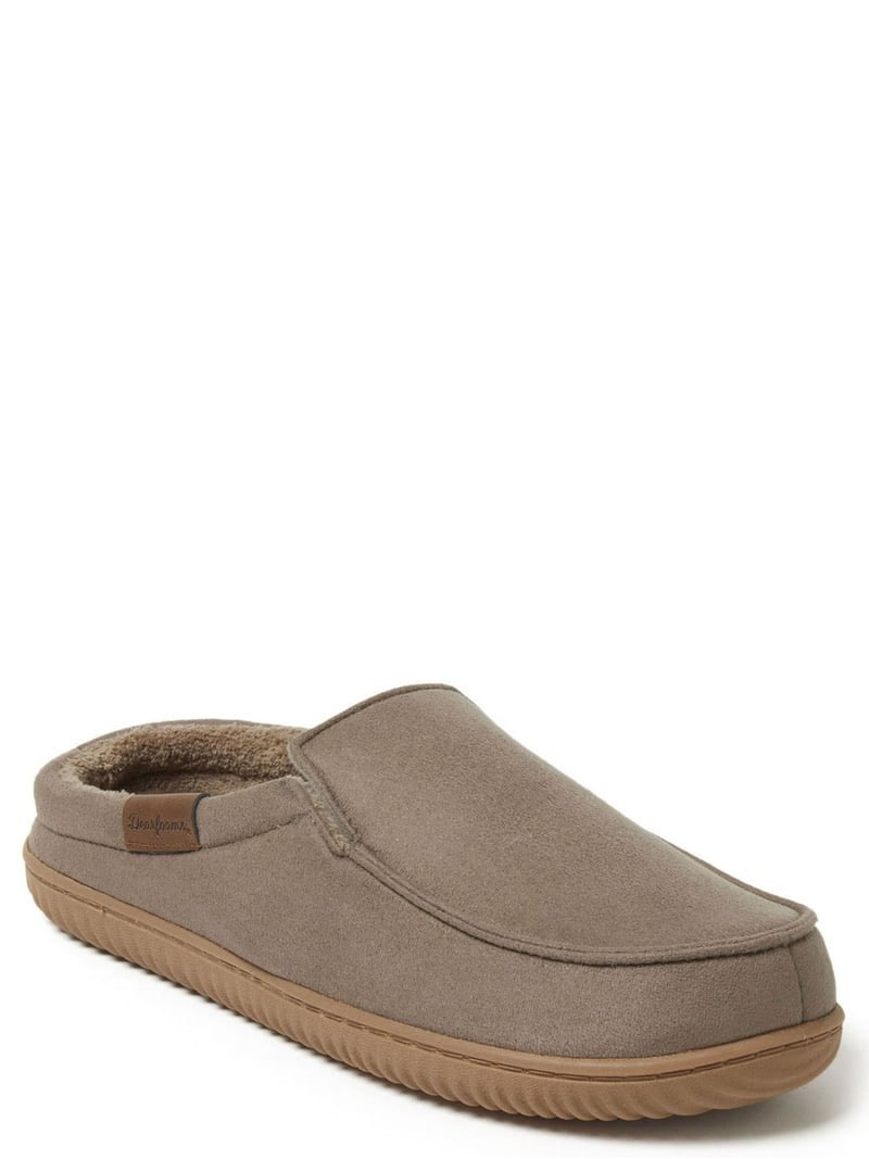 Dearfoams Cozy Comfort Men's Twin Notch Moc Toe Clog Slippers