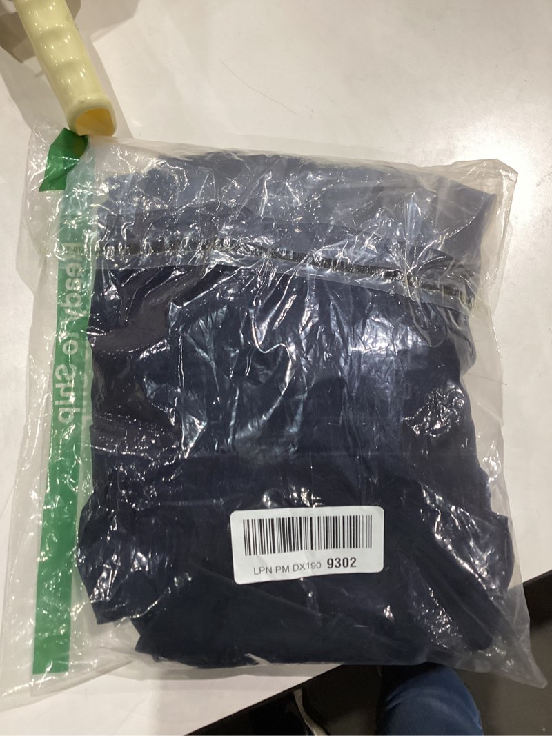 Condition photo showing New/Like New for LAGSHIAN Women's Elegant Bodycon Off Shoulder Ruched Split Hem Long Formal Basic Evening Dress Navy Medium