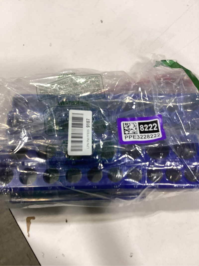 Condition photo showing Good Condition for Magnetic Socket Organizer Set, 6PCS Socket Holder, 1/4", 3/8", 1/2" Sockets Holds 143 Pieces Magnetic Sockets Trays (Blue&red, 6 Pcs) 6PCS Red/Blue