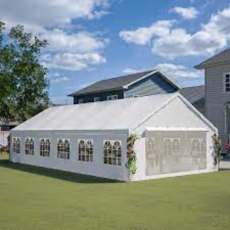 *similar to stock photo*incomplete*only box 3 of 3*LZBEITEM 125 Person Heavy Duty Outdoor Canopy Tent with Sandbags
