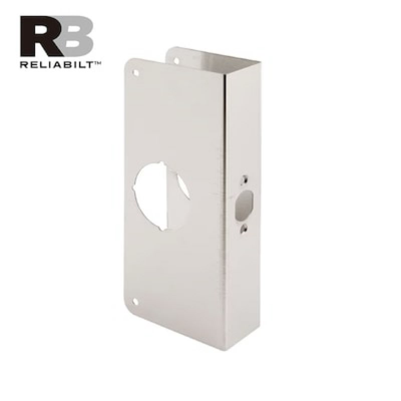 RELIABILT 3-7/8-in W x 9-in H Satin Door Reinforcer Reinforcing mount incomplete