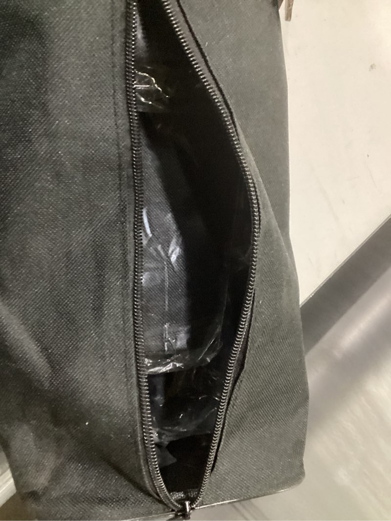 Condition photo showing As Is for EMART Backdrop Stand 10x7ft(WxH) Photo Studio Adjustable Background Stand Support kit with 2 Crossbars, 8 Clamps, 2 Sandbags and Carry Bag for Parties, Events Decoration, Wedding, Photography 10x7ft Black