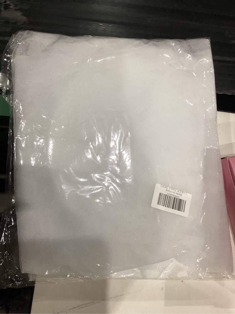 Condition photo showing New/Like New for Women Crinoline Petticoat A-line 2 Hoop Long Underskirt Wedding Ball Gown Petticoat Crinoline White