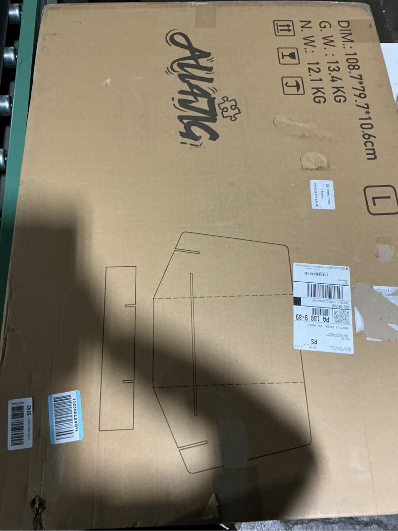 all4jig 2000 pieces puzzle table with legs and wheels, wooden jigsaw puzzle table with 4 drawers & c