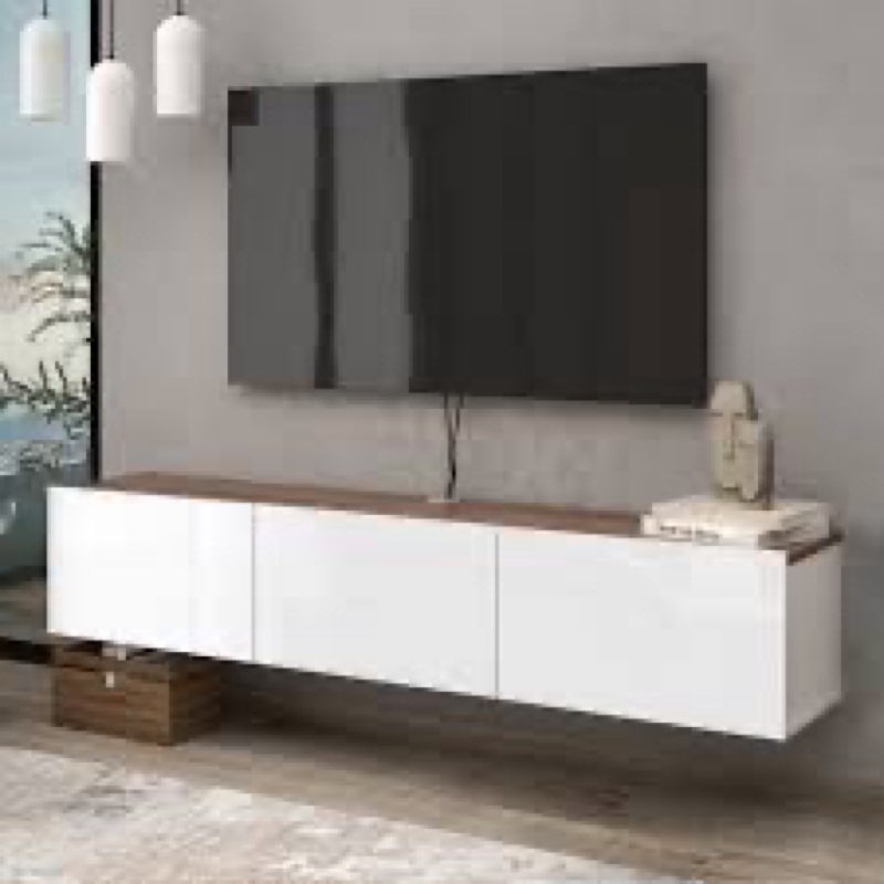 Ronnye Floating TV Stand Up to 80" TV's Wall Mounted Media Console