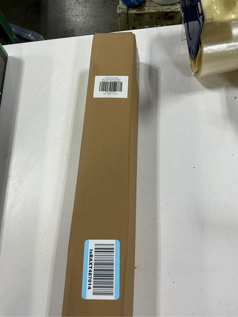 Condition photo showing New/Like New for LazBlinds No Tools No Drill Cordless Roman Shades for Windows, Blackout Thermal Insulated UV Blocking Window Blinds, Room Darkening Fabric Blinds for Indoor Windows, 23'' W x 48'' H, Beige Blackout - Beige 23" W x 48" H