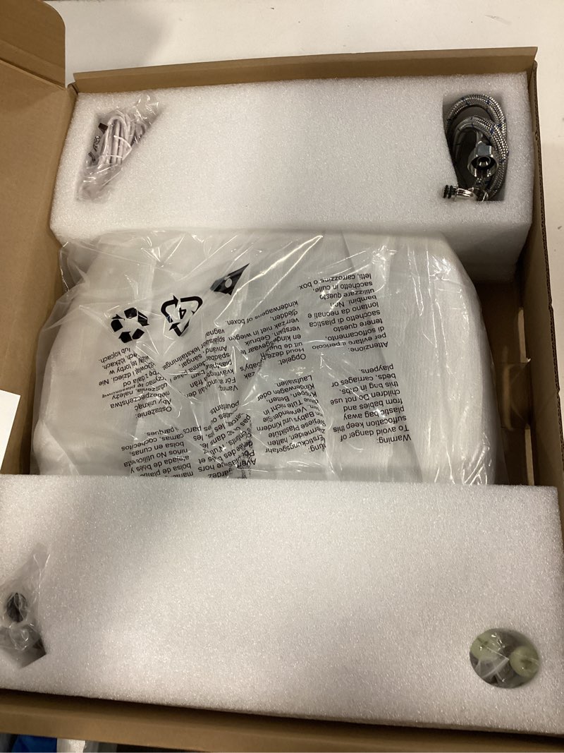 Condition photo showing Good Condition for Elongated Heated Toilet Seat with Night Light, Three Temperature Settings Heated Seat,70 in Power Cord, Fit Elongated Toilet, Cold Water Bidet Function Toilet Seat With Slow Close Elongated Heated Seat