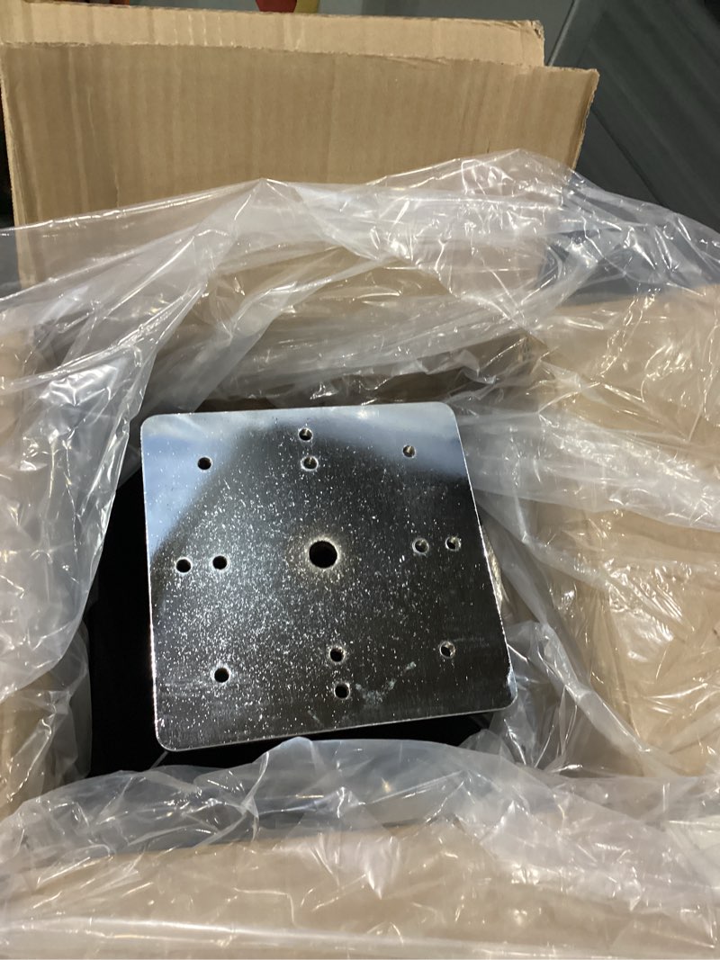 Condition photo showing New/Like New for Dolibest Heavy Duty In-Ground Umbrella Base, Universal Steel Rustproof Steel Ground Umbrella Stand, Space-Saver Steel Anchor for Outdoor Offset Cantilever and Middle Pole Patio Umbrellas Black -Heavy Duty In-Ground Umbrella Base