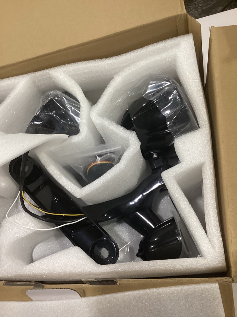 Condition photo showing New/Like New for 4.5" led auxiliary fog light bracket kit, all-in-one plug & play turning light compatible with harley davidson ultra limited/electra glide/street glide 2014-2024 light style 3