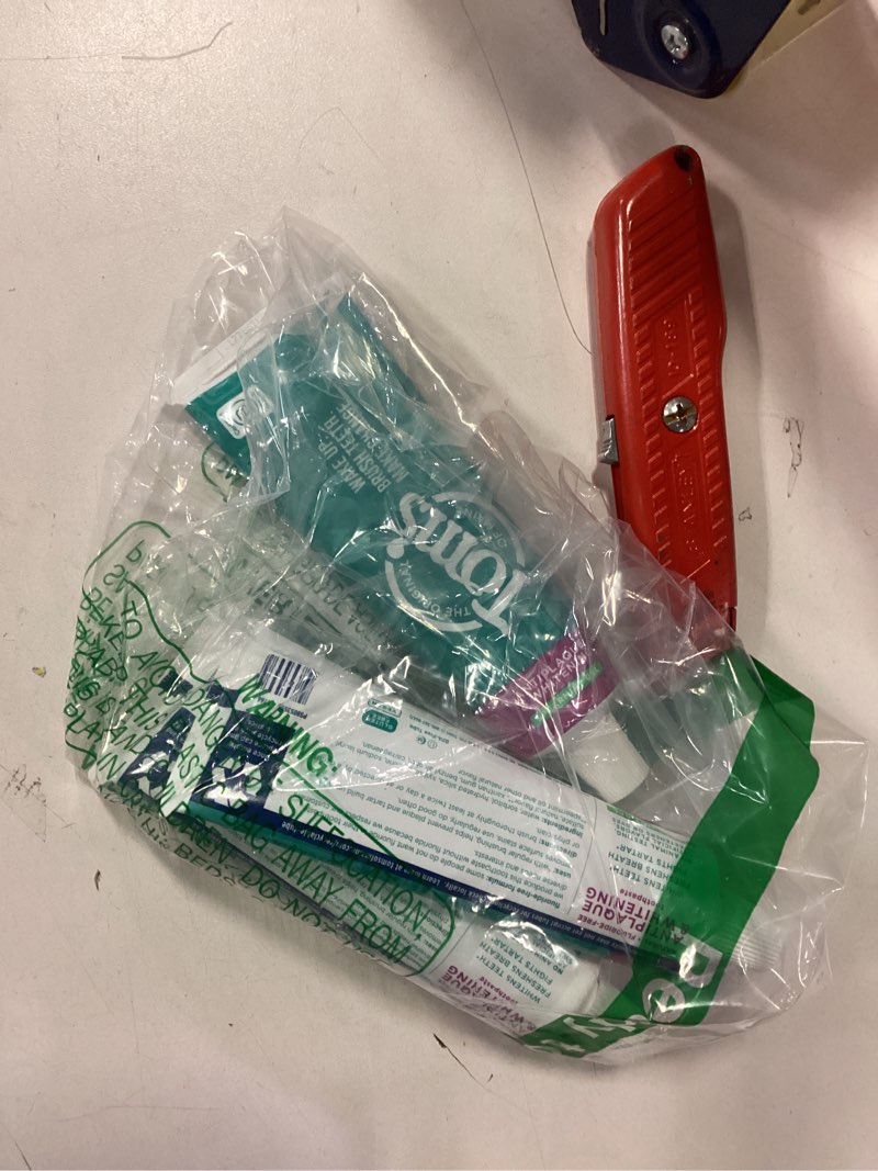 Condition photo showing New/Like New for Exp 06/27 Tom's of Maine Antiplaque and Whitening Fluoride Free Natural Toothpaste Gel, Vegan, Spearmint, 4 Ounces (3 Pack)