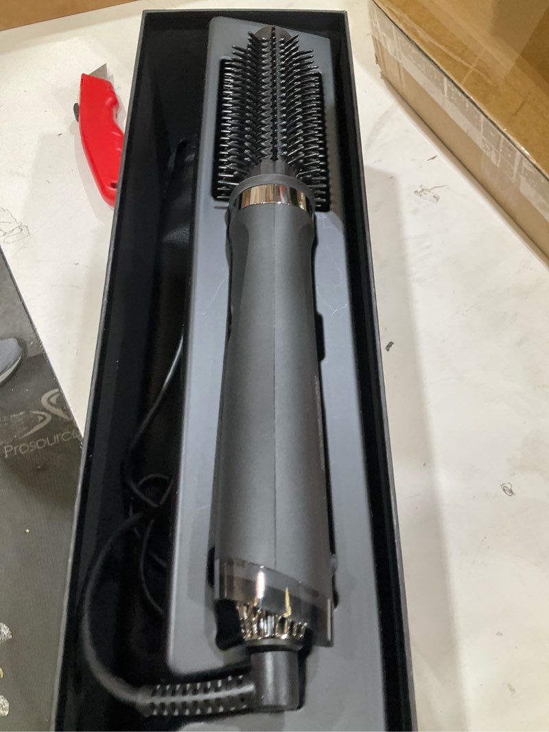 Condition photo showing As Is for ghd duet blowdry-hair dryer brush | wet to blow dried with no heat damage | 3x more volume with 24 hour long-lasting results | blow dry with no fizz | 50% more shine black
