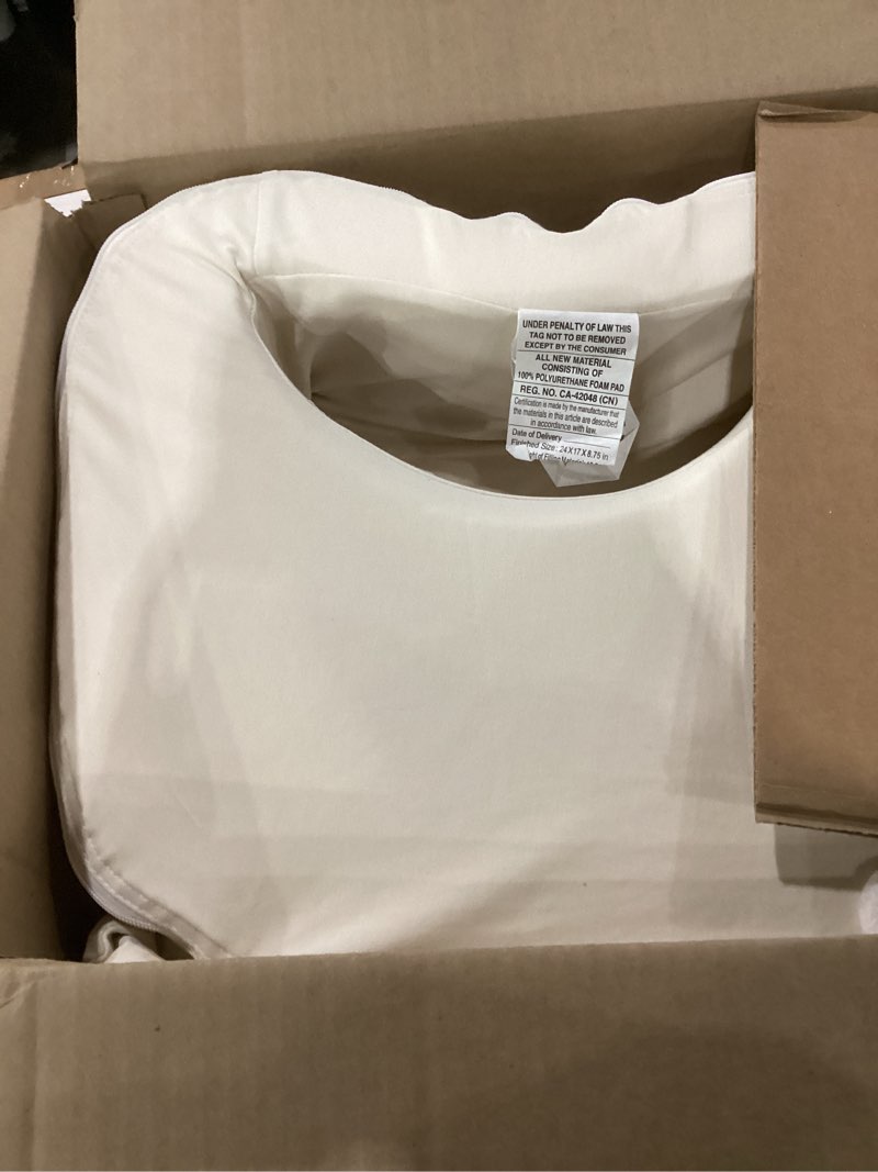 Condition photo showing Good Condition for my brest friend super deluxe nursing pillow - enhanced comfort & ergonomic breastfeeding pillow for ultimate support for mom & baby - adjustable and with handy side pocket,100% organic cotton oat organic oat super deluxe