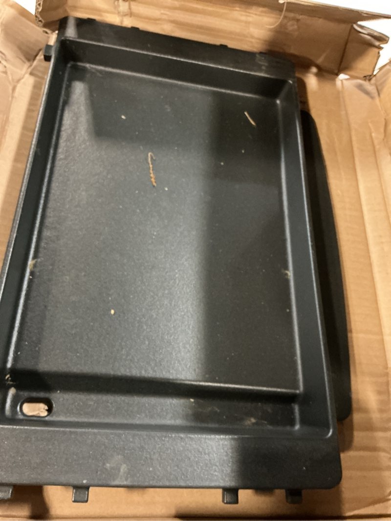 Condition photo showing Good Condition for 7658 griddle replacement parts for weber spirit and spirit ii 200 300 griddle accessories e-310 e-210 cast iron flat top insert plate ii s-310 s-210 e-330 s-330 e-220 e-320 genesis silver grill parts 17.5" x 11.9" x 2"