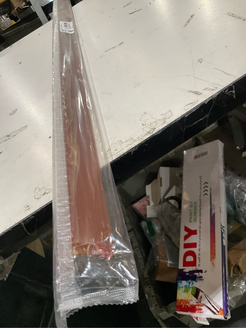 Condition photo showing New/Like New for 2pcs wall corner protectors guards - self adhesive corner protector & corner guards for walls edge protection, easy to apply - no tools needed(brown, 47.24"x1.18") 47.24" x 1.18" brown 2