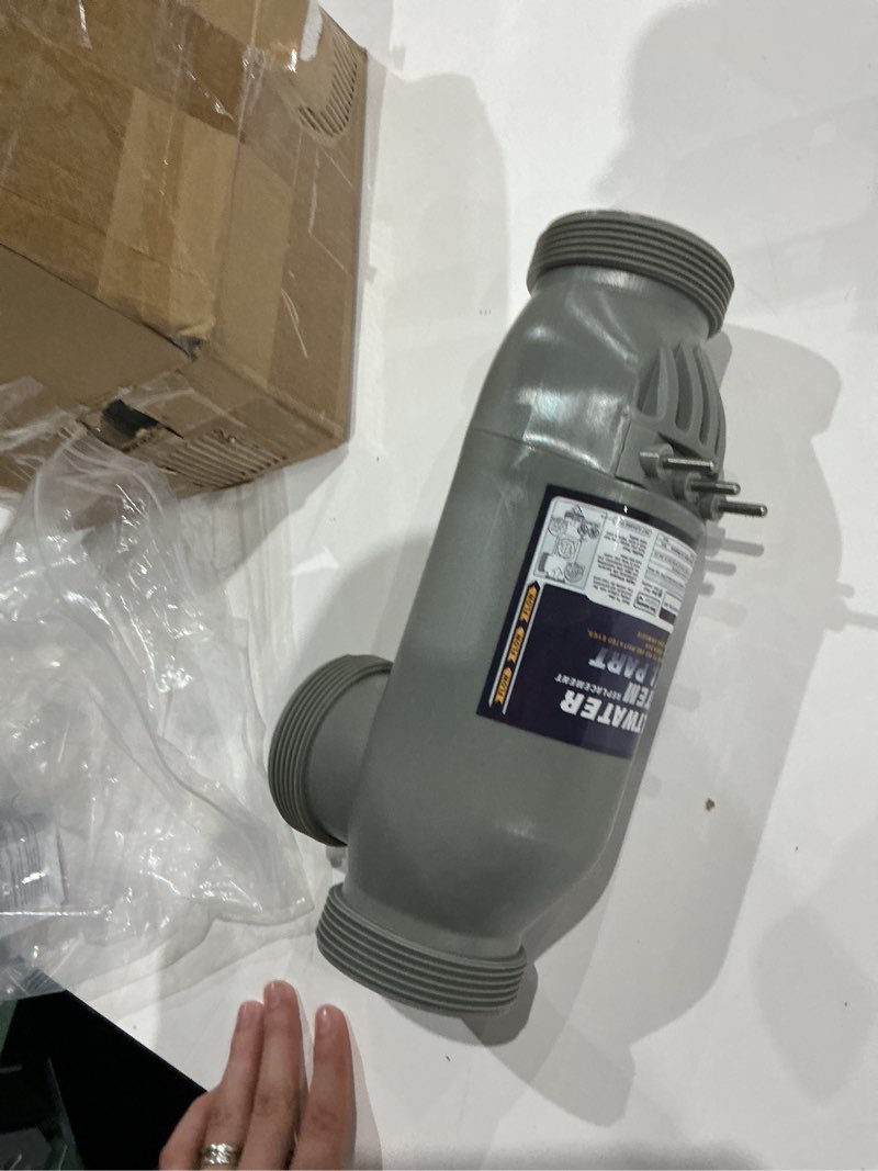 Condition photo showing As Is for r0452400 3-port salt cell plc1400 plc 1400 replacement for jandy zodiac aquapure 1400 purelink apure1400 saltwater chlorinator purification system for pools up to 40,000 gallons, plc700, plc 700