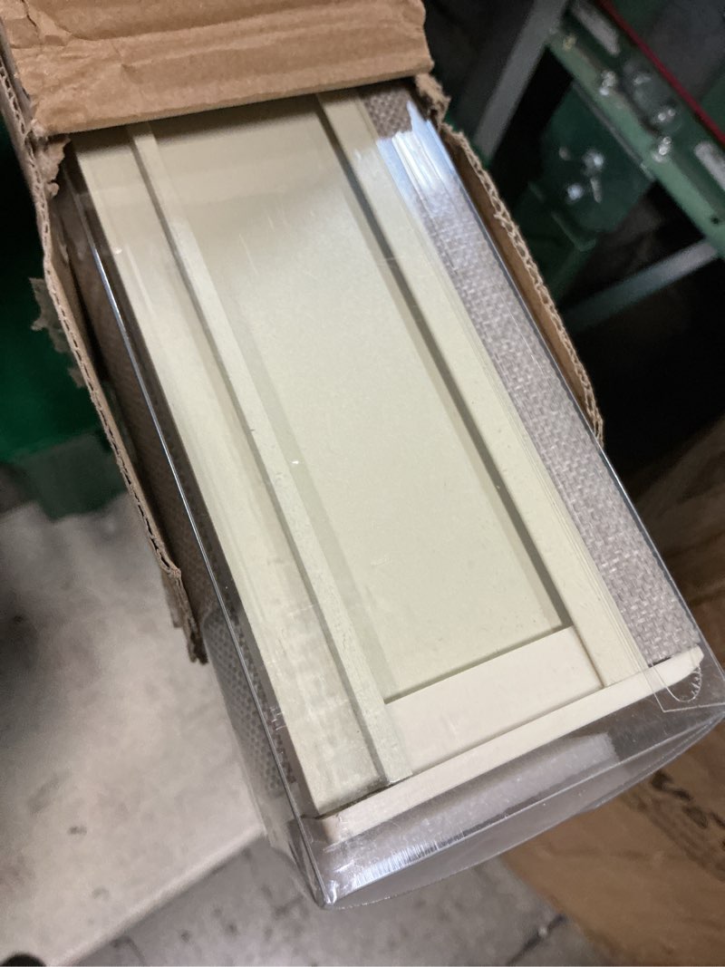 Condition photo showing Good Condition for cordless roller shades for indoow window free-stop thermal insulated linen 100% blackout roller shades blinds for bedroom living dining room office, greyish beige taupe burlywood birch 36" w x 72" h burlywood birch 36"w x 72"h
