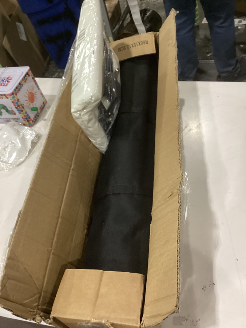 Condition photo showing Good Condition for Photo Background Support System with 8.5 x 10ft Backdrop Stand Kit, 100% White Cotton Muslin Backdrop ,Clamp, Carry Bag for Photography Video Studio