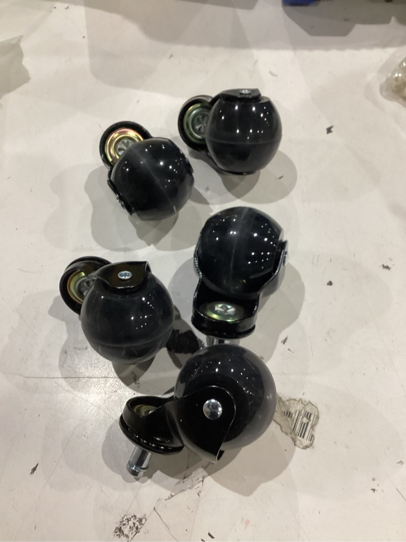 Condition photo showing Good Condition for 4 pcs/lot 1.5 inch screw ball swivel caster/nylon ball sofa wheel/display stand wheel & roller tripod wheel