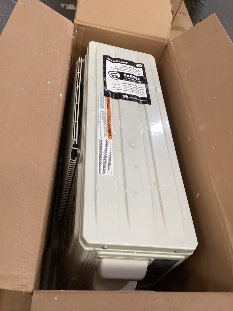 Condition photo showing As Is for (outdoor unit only)garvee 11500 btu mini split ac/heating system, 230v wifi enabled energy efficient mini split unit,wall-mounted split air conditioner,cools up to 750 sq.ft, heat pump & installation kits 11500 british thermal units 208/230v