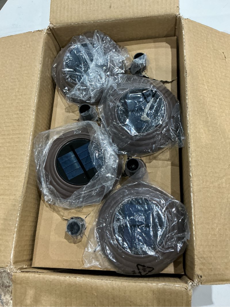 Condition photo showing Good Condition for beau jardin 8 pack solar pathway lights white+color changing stainless steel 3 mode outdoor multicolor metal solar powered waterproof glass for garden landscape path yard walkway driveway bronze bronze metal 8pack