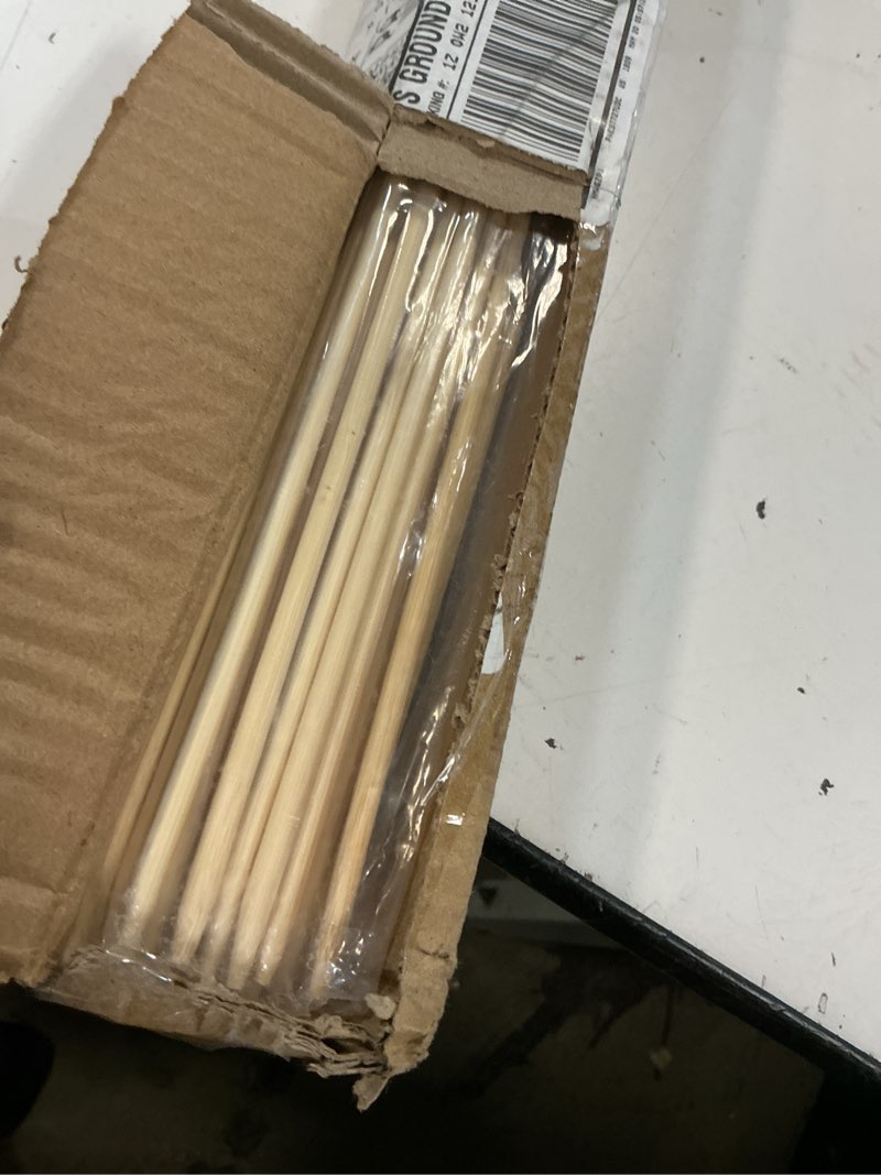 Condition photo showing Good Condition for 50 pcs smore sticks for fire pit extra long - thick 36 inch long smores sticks for fire pit, suitable for crafts & flower bouquets - 5mm thick bamboo skewers for smores, meat, kabobs, hot dogs, fruits