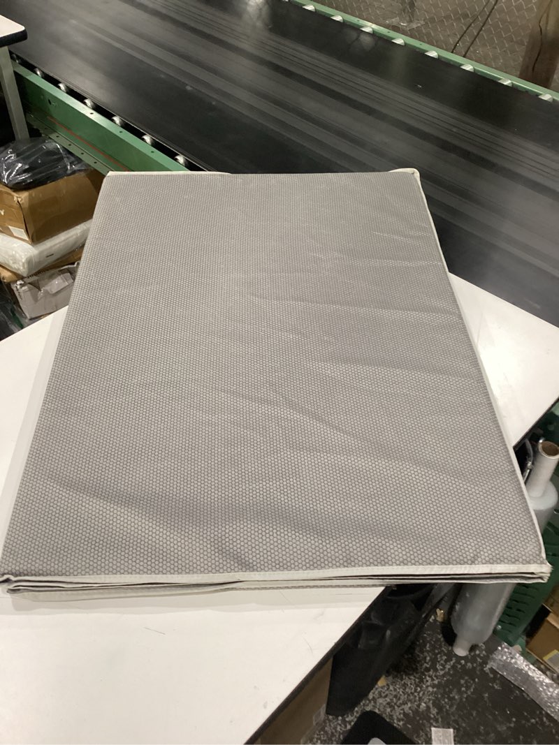 Condition photo showing New/Like New for meliusly low profile bunkie board full size (54x75) - non-slip breathable bed support board for slatted bed frame, anti-sag under bed support, noise minimizing moisture resistant bed board full (54x75'')