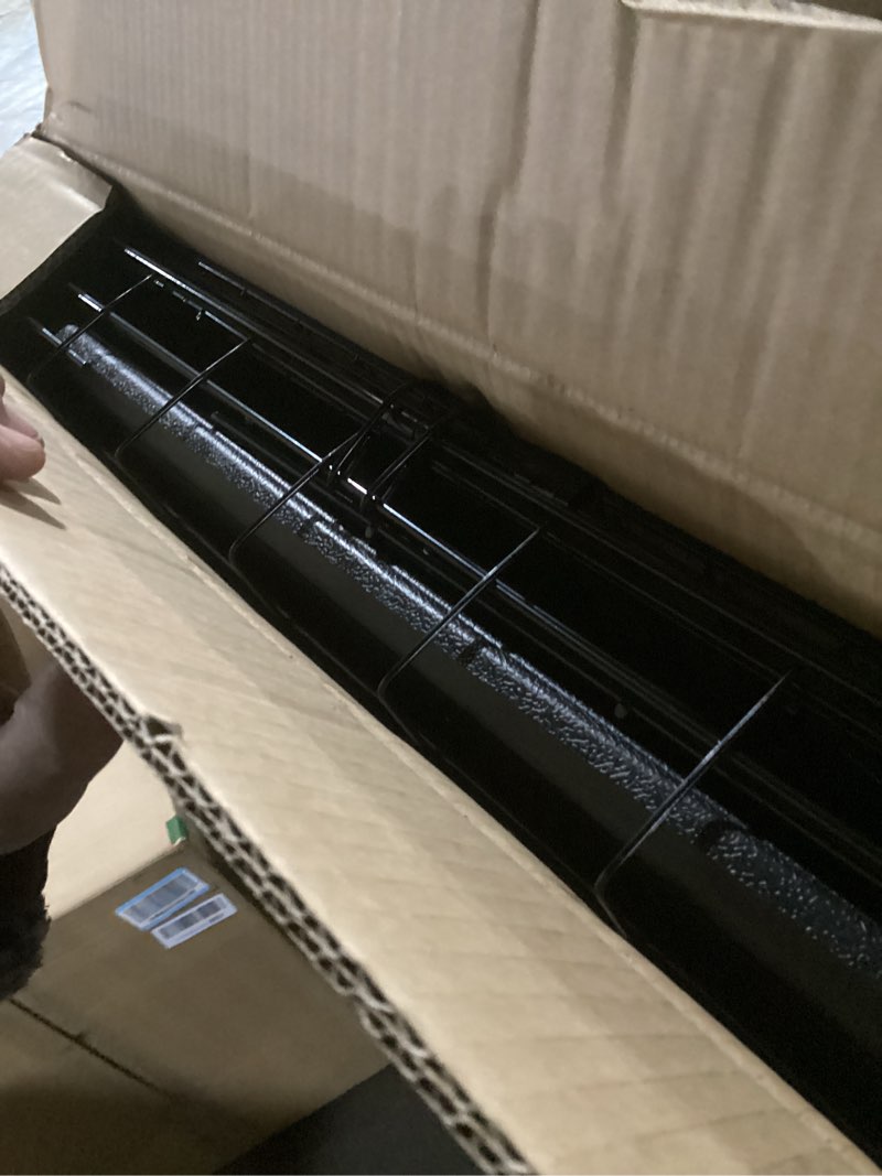 Condition photo showing As Is for Sweetcrispy 24 Inch Single Door Dog Crate, Metal Pet Kennel with Secure Lock, Foldable Design, Removable Tray for Easy Cleaning, Portable Puppy Cage for Small Dogs, Ideal for Training & Travel Single Door 24.4"L x 16.8"W x 18.5"H