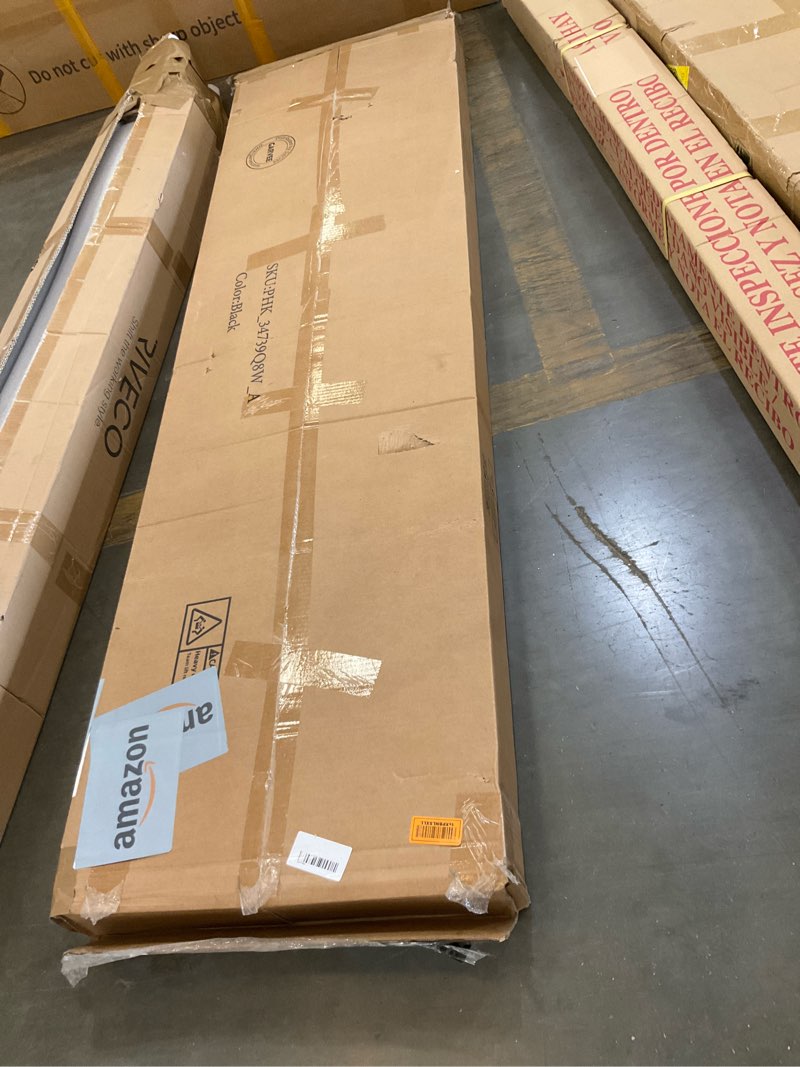 Condition photo showing As Is for garveehome 12 drawer dresser for bedroom, modern farmhouse rattan chest of drawers with handles, wood dresser for closet, living room, entryway, and hallway, black