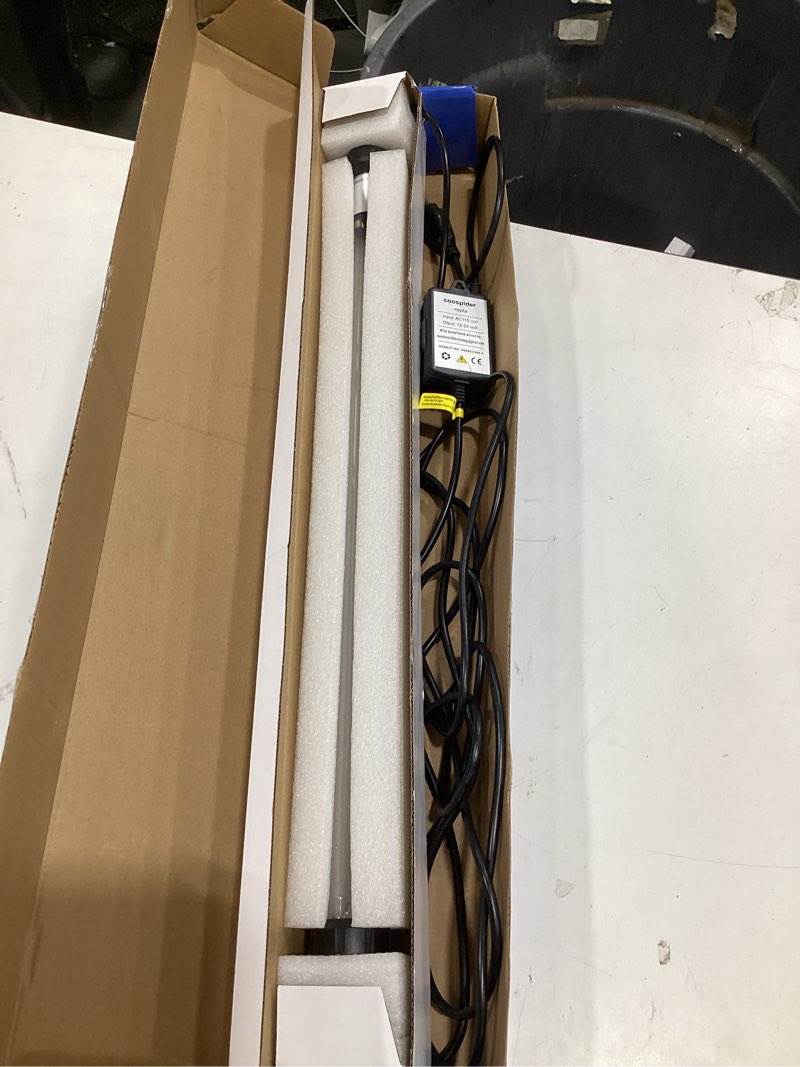 Condition photo showing Good Condition for 55w aquarium uv light for 500-5500 gallon, uv pond water clarifier for koi pond, swimming pool, spa, large fish tank, cold plunge 55w/for 5500 gallon