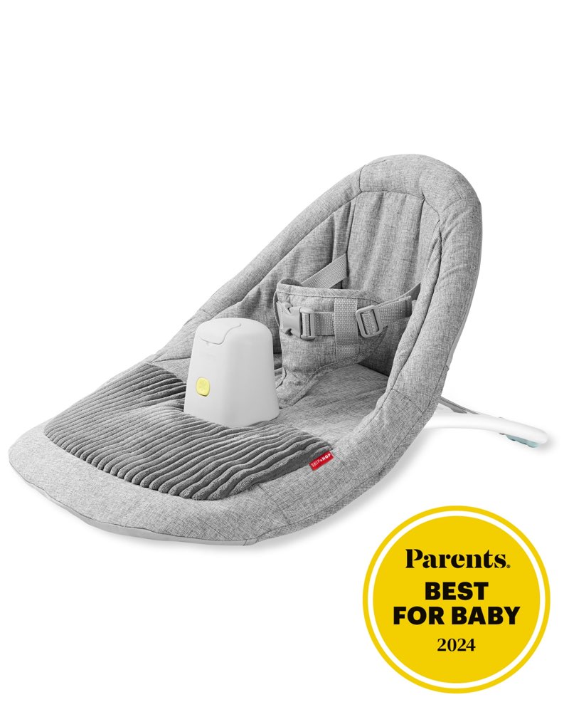 Skip Hop Baby Ergonomic Activity Floor Seat for Upright Sitting Lightweight and Travel-Friendly Silv