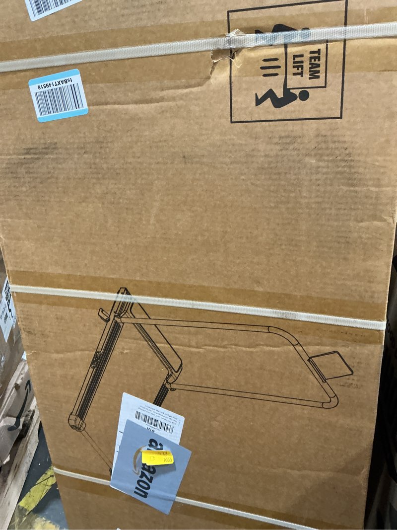 Condition photo showing New/Like New for portable walking pad treadmill with incline, small walking pad with handle bar, treadmills for home small space, 3.0hp electric small mini treadmill for exercising, 0.6-7.6mph, 350lb capacity black-c1