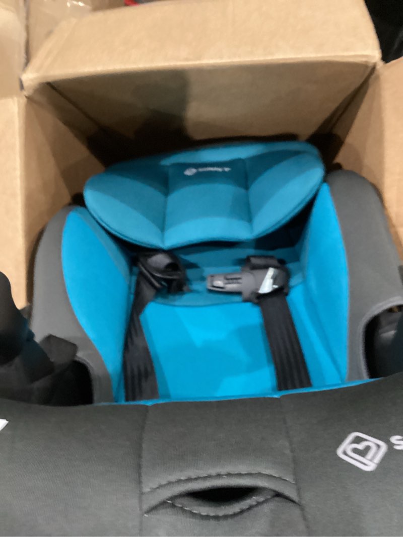 Condition photo showing Good Condition for safety 1st grand 2-in-1 booster car seat, converts from high back to belt-positioning booster, high back seat for kids 40-65, and belt-positioning 40-100 pounds, capri teal