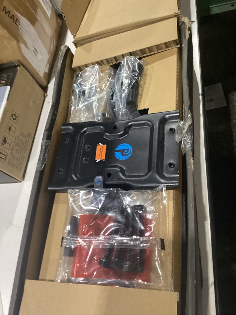 Condition photo showing New/Like New for pipishell full motion tv wall mount for most 37-84 inch tvs up to 132lbs, wall mount tv bracket articulating swivel tilt extension leveling max vesa 600x400mm fits 12/16" wood stud, pilfk1