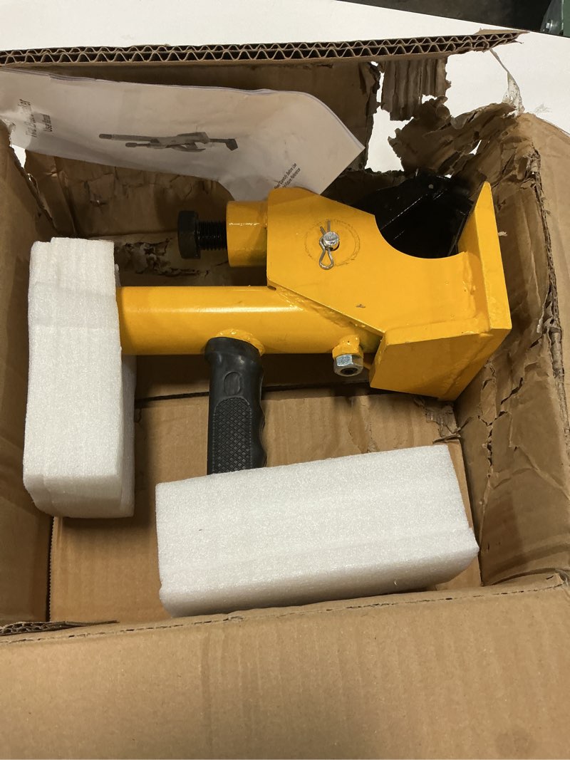 Condition photo showing As Is for Heavy Manual Tire Bead Breaker with Handle Machine,38"-42" Tires Changer Tool with Rubber Pad, Protect Aluminum Alloy Hubs, Easy-Operated Tire Repair Tool for ATV/UTV Hydraulic Press Machine 9.8"x 5.9" x 4.7"