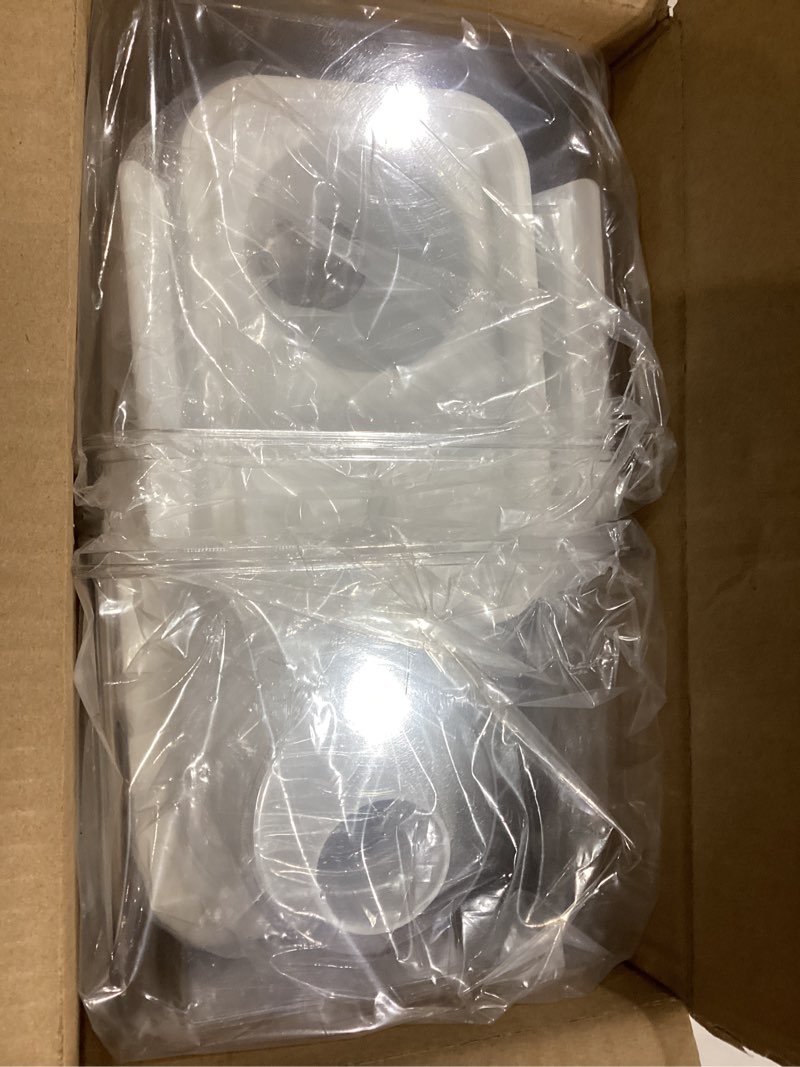 Condition photo showing Good Condition for 2Pcs Rice Dispenser Storage Containers, 1.1L Small Rice Bucket with Measuring Cup & Pour Spout, Kitchen Plastic Airtight Container for Cereal, Grain, Flour, Sugar, Oatmeal, Dry Pet Dog Food