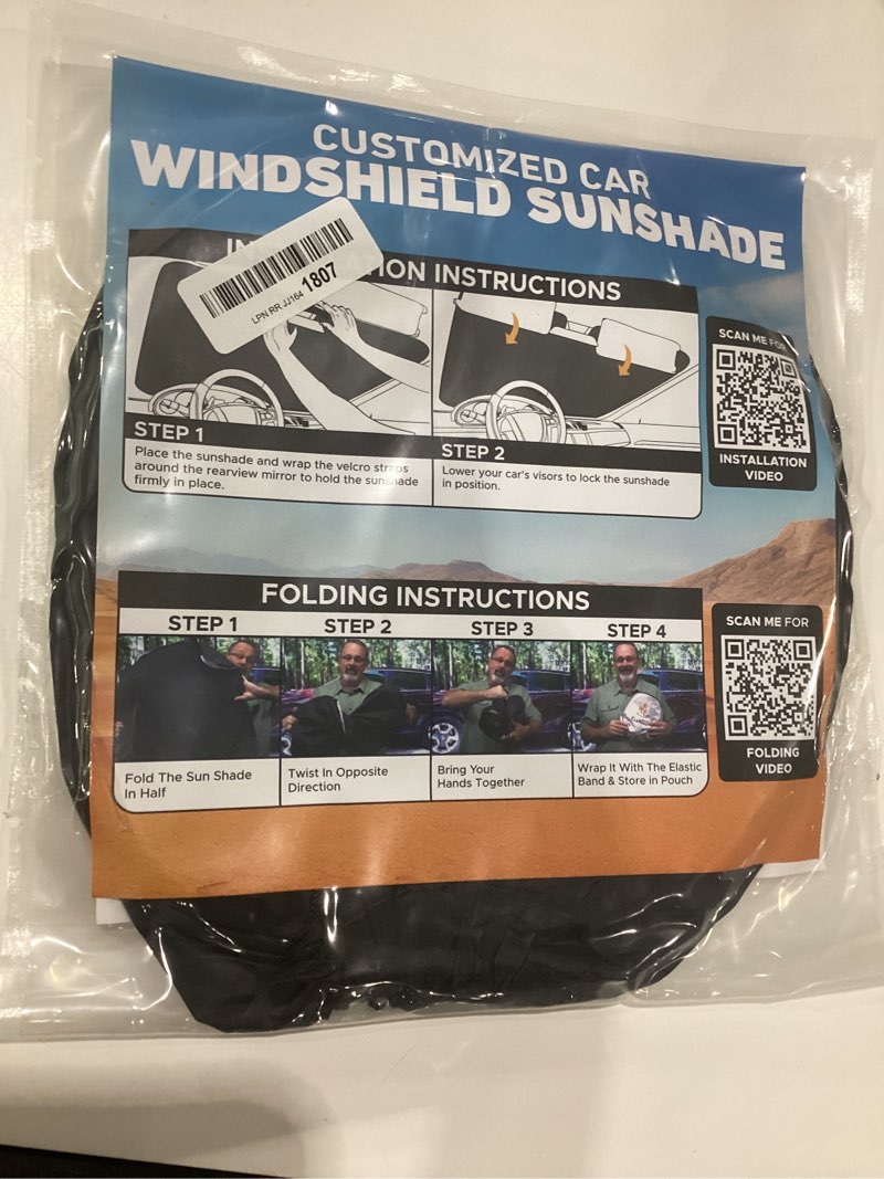 Condition photo showing New/Like New for econour windshield sunshade compatible for buick envista 2024 2025 2026, sun visor for front windshield & window sun shade cover, uv heat blocker & protector, car accessories for buick envista (2024–2026)