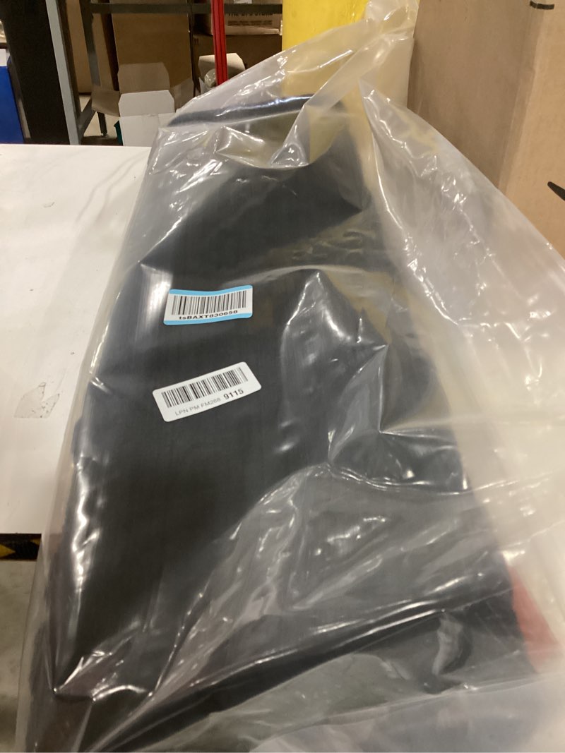 Condition photo showing Good Condition for Garland Rug Sparta Non Slip Polypropylene 3 Ft. X 5 Ft. Black Area Rug- Ideal for Living Rooms & Hallways, Stylish & Durable for High Traffic Areas Black 3' x 5' (Rectangular)