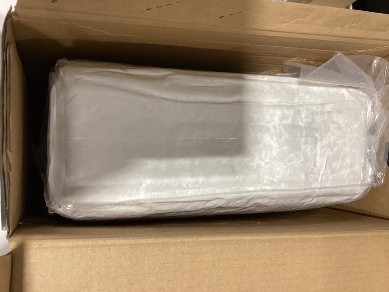 Condition photo showing Good Condition for sunshine nicole distressed velvet comforter set, distressed velvet face and brushed solid microfiber reverse, with light weight soft poly fill, 5 pieces light ivory, king light ivory king