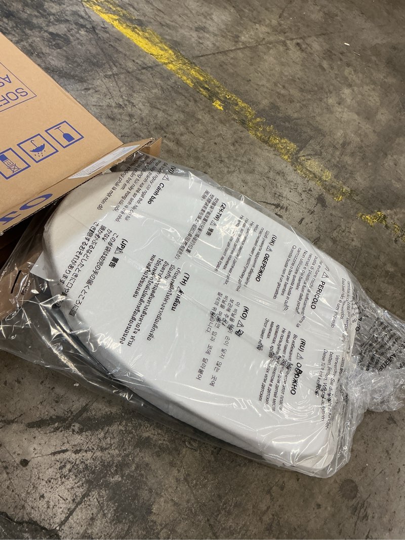 Condition photo showing New/Like New for TOTO SoftClose Slow Close Elongated Toilet Seat and Lid, Cotton White - SS124#01