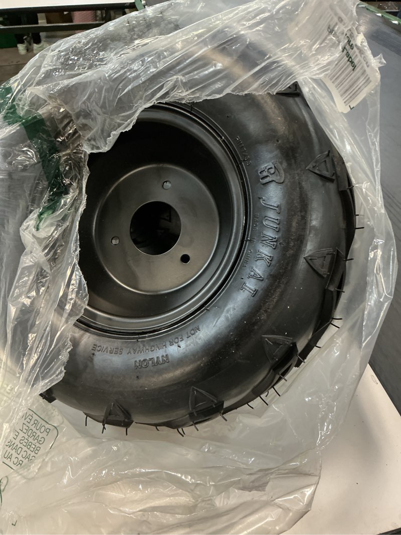 Condition photo showing As Is for 16x8-7 ATV Wheels, 3 lug 16x8-7 Tubeless Tires for Kazuma Quad ATV Go Kart UTV 125cc 150cc Off Road Tyres 3 Holes Rim set of 2