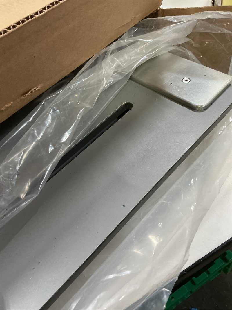 Condition photo showing As Is for Seachrome SHAF-185155-PGS-S-SL Shower, Grey Seat with Silver Frame Gray Seat With Silver Frame