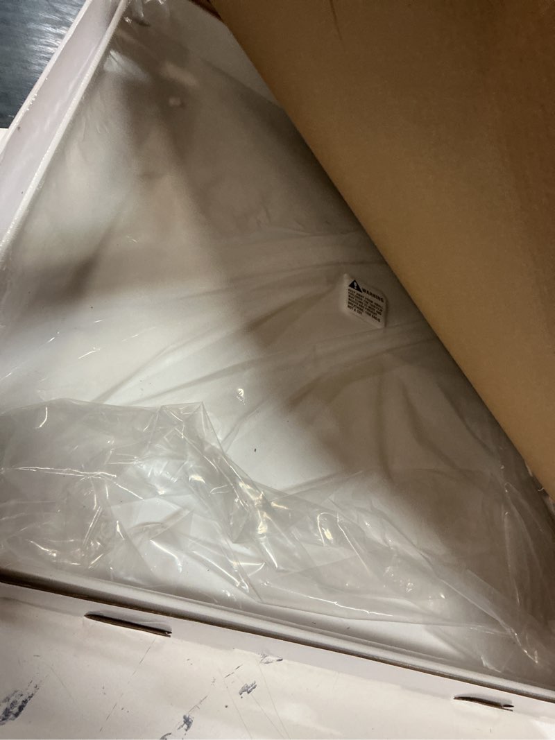 Condition photo showing Good Condition for 22×22 inches oversize extra large sturdy glossy white acrylic serving tray king size decorative big ottoman trays with cut out handles water proof bed tray coffee counter top organizer glossy white 22×22 inch