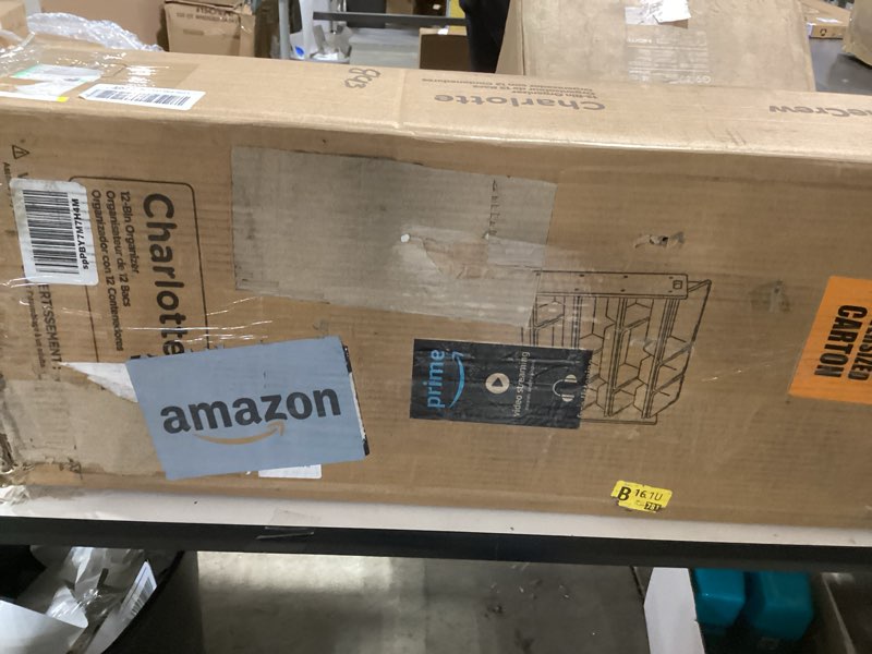 Humble Crew Kids Toy Storage Organizer with 12 Plastic Bins, White/Pink – Removable Bins for  incomplete