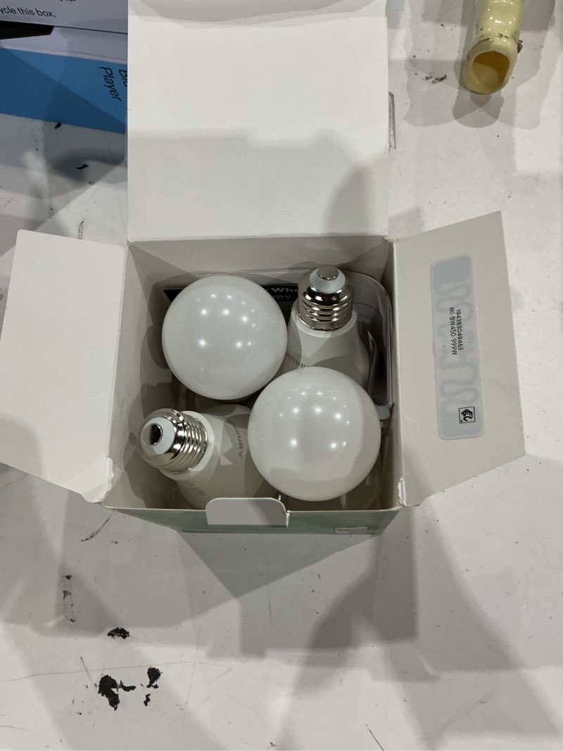 Condition photo showing Good Condition for merkury smart led bulbs - 9w (60w eqv) rgbw dimmable a19 light, e26 base (4-pack)