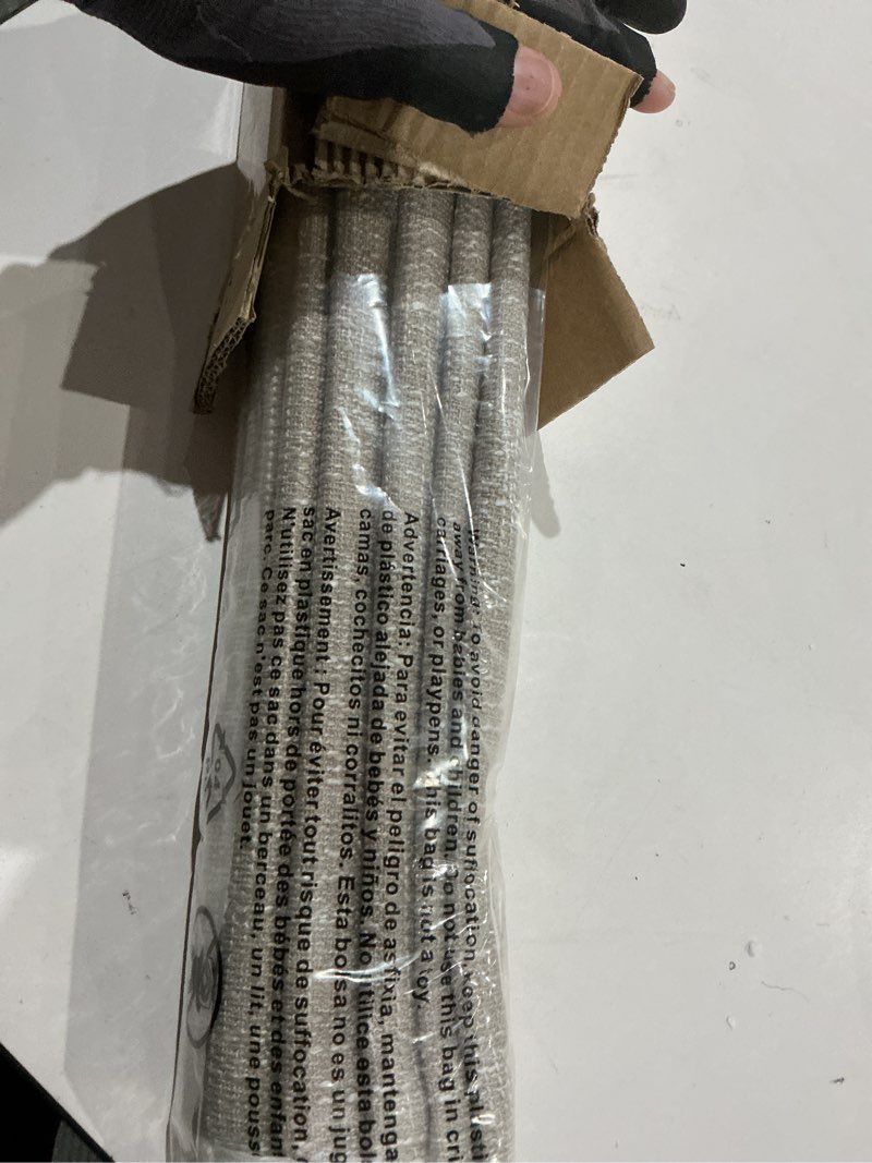 Condition photo showing Good Condition for no tools no drill cordless roman shades for indoor windows 100% blackout, for window size 31" w × 48" h beige beige 31" w × 48" h
