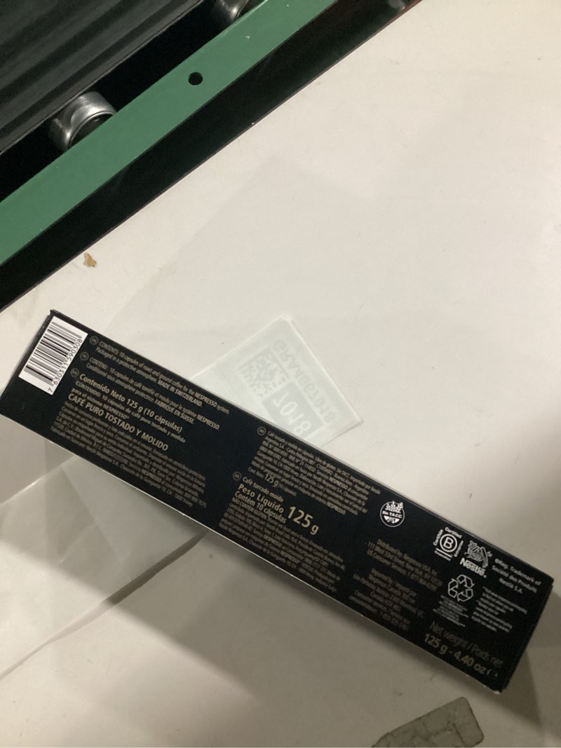 Condition photo showing Good Condition for For Nespresso Intenso Coffee Barista Creation Capsules, in Single-Serve Coffee Pods 7.77 fl oz 10 Capsules