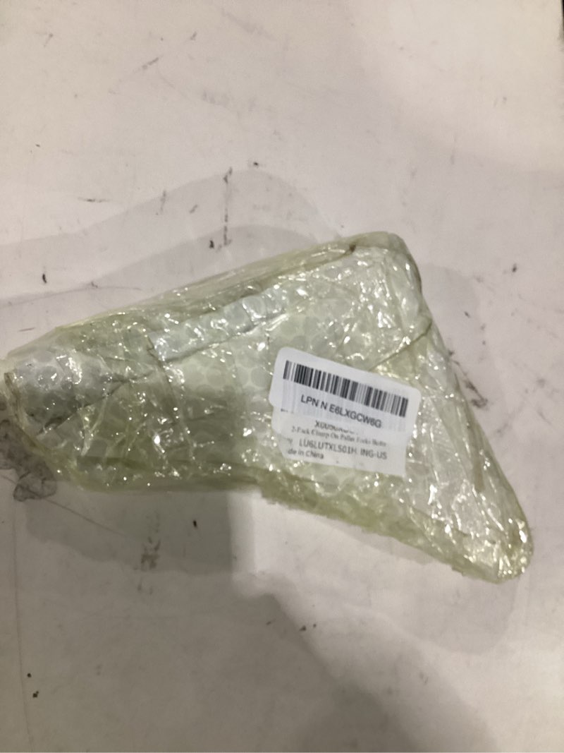Condition photo showing Good Condition for 2 pack clamp on pallet forks bolts for loader bucket, heavy duty locking bolts for pallet forks, reinforced lock nut fork mount hardware, secure clamp-on fork stabilizer for tractor skid steer loader